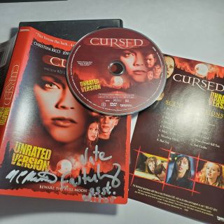 Cursed Dvd Signed By Nathan Easterling And One Other