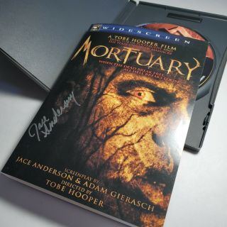 Mortuary DVD Signed By Writer Jace Anderson 3