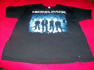 Black S/s T - Shirt Nickelback Dark Horse Tour 2009 Size Large