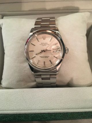 Mens Rolex Oyster Perpetual Datejust Stainless