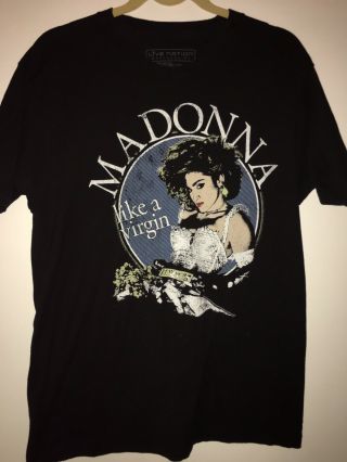Madona Like A Virgin The Virgin Tour Tshirt 1985 Sz Large
