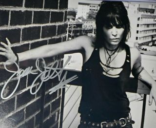 Joan Jett Hand Signed 8x10 Photo W/holo