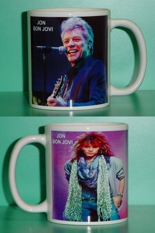 Jon Bon Jovi - With 2 Photos - Designer Collectible Gift Mug 03