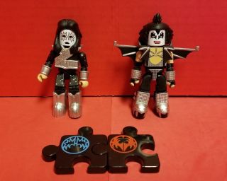 Kiss Band Minimates 2002 Gene Simmons Ace Frehley Collectible Figurines Toys
