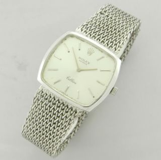 Rolex Cellini Ref.  3805 18kt White Gold Vintage Watch 100