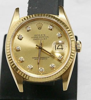 Custom Made After Market Ref 16018 Quick Set Automatic Datejust.  Cal 3035