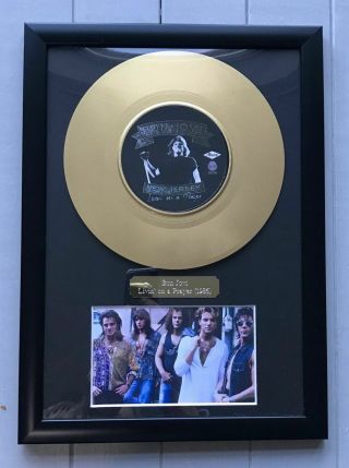 Bon Jovi - Gold Disc / Record / Vinyl - Livin 