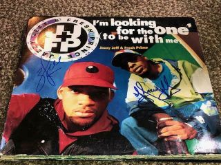 Will Smith & Dj Jazzy Jeff Signed Autographed Record Album Lp