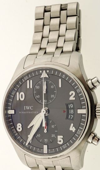 Iwc Spitfire Chronograph Stainless Steel Watch Iw387804
