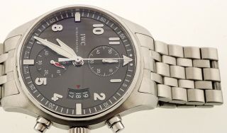 IWC Spitfire Chronograph Stainless Steel Watch IW387804 2