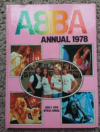 The Official Abba Annual 1978 Hardback Book Unclipped