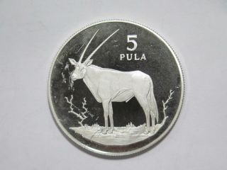 Botswana 1978 5 Pula Proof Silver World Coin ✮cheap✮no Reserve✮