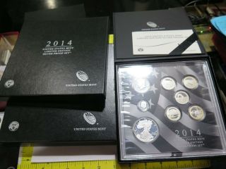 2014 Limited Edition United States Silver Deep Cameo Proof Set ⭐cheap⭐
