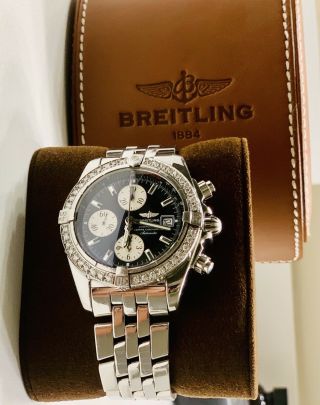 Breitling Chronomat Evolution Automatic Chronograph Steel 44mm Watch A13356