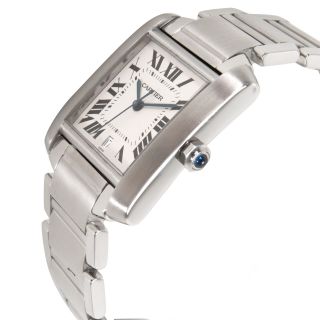 Cartier Tank Francaise W51002Q3 Men ' s Watch in Stainless Steel 3