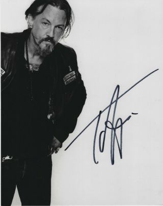 Tommy Flanagan Chibs Sons Of Anarchy Soa Hand Signed 8x10 Photo Autograph