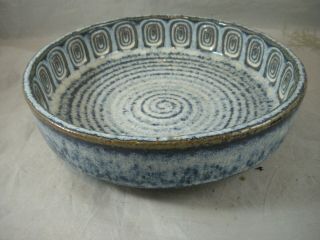1960s Mid Century SOHOLM STENTOJ Denmark MARIA PHILIPPI Art Pottery Bowl 3