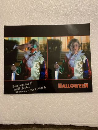 Will Sandin Halloween Autographed Signed 8x10 Photo Michael Myers Personal