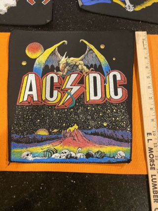 Vintage Acdc Back Patch Listing For 1 Patch 2