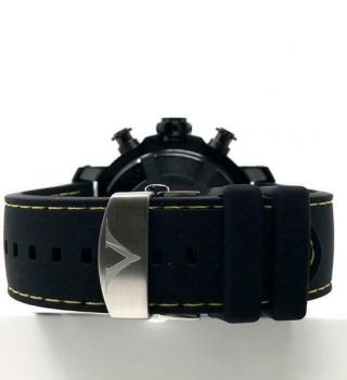 Visconti Automatic Watch Chronograph Full Dive 500,  Gunmetal Case Silicone Strap 2