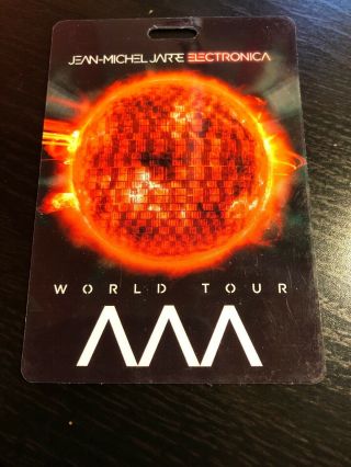 Jean - Michel Jarre 2016 Electronica Tour Aaa Pass