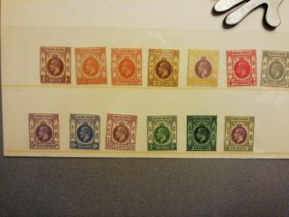 Hong Kong Selection Of Postage Stamps From 1912/21