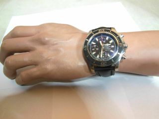 BREITLING OCEAN CHRONO A13341 FOR MEN 44MM WIDE WITH PAPERWORK 2