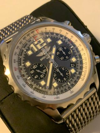 Breitling Chronospace Automatic Gray/black Stainless Steel A23360