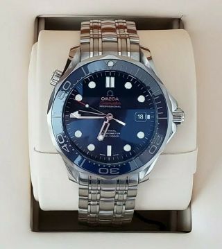 Omega Seamaster 300m Automatic Blue Dial 41mm Men 