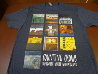 Counting Crows Somewhere Under Wonderland Album T - Shirt Medium C11