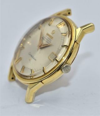 Men ' s Solid Gold Omega Constellation Pie Pan Chronometer Wristwatch Cal 561 2