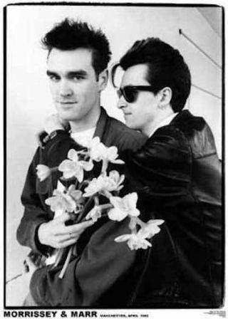 The Smiths Morrissey & Johnny Marr 1983 Poster 23.  5 " X 33 " Uk Import Manchester