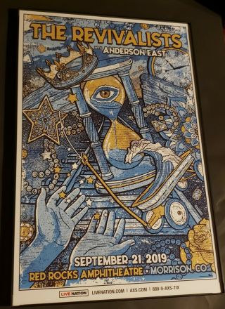 The Revivalist 11x17 Promo Gig Concert Poster 2019 Denver