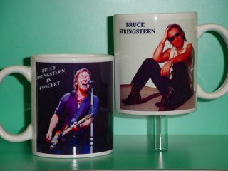 Bruce Springsteen - With 2 Photos - Designer Collectible Gift Mug 01