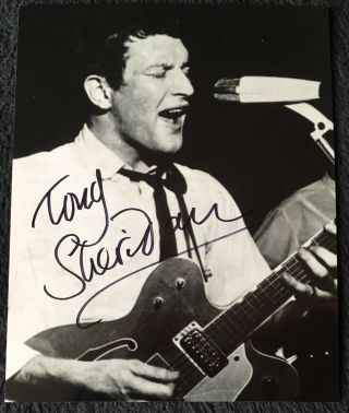 Tony Sheridan The Beatles Hand Signed Photo Rare Hamburg Lennon Mccartney