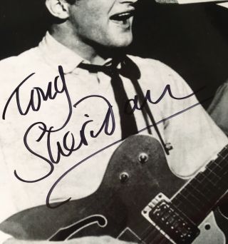 Tony Sheridan The Beatles Hand Signed Photo Rare Hamburg Lennon McCartney 2