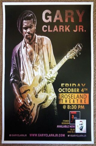 Gary Clark Jr.  2013 Gig Poster Portland Oregon Concert