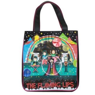 The Flaming Lips - Limited Edition Custom Tote Bag (cut Outs In Plastic Bubble)