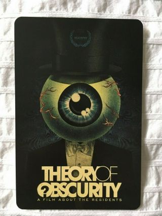 The Residents Theory Of Obscurity - Rare Postcards - Set Of 4