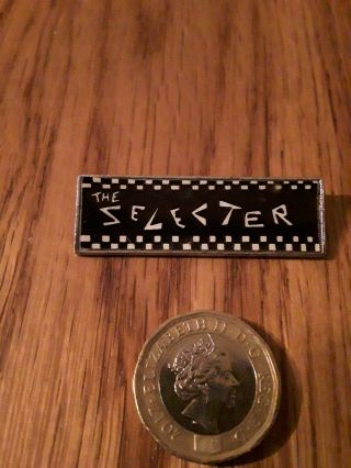 Vintage 1970s/80s The Selecter Walt Jabsco Ska 2 Two Tone Madness Pin Badge