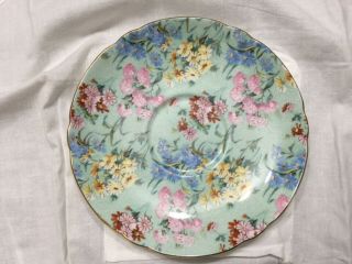 Shelley Melody Chintz cup saucer Ripon shape PERFECT 3
