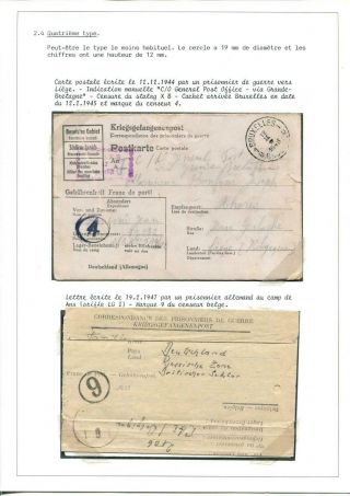 Wwii Pow Postcard Stalag X B And Letter Lg 1,  Censure,  Jean Oth 