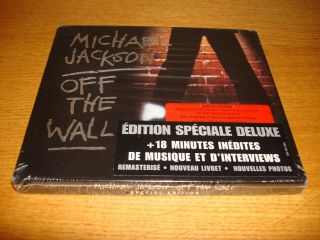 Michael Jackson Off The Wall Slip Cover French France Sticker Cd Album