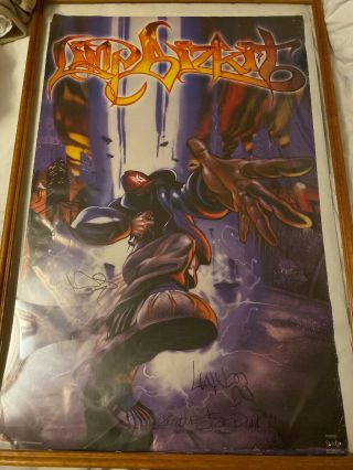 Limp Bizkit Autographed Significant Other Poster Frame Not