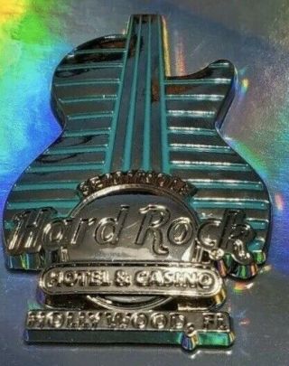 Hard Rock Hotel Hollywood Florida Grand Opening Guitar Hotel Pin Le