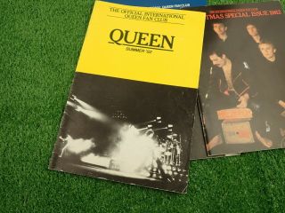 Official International Queen Fan Club Magazines Spring Summer Christmas 1982 2