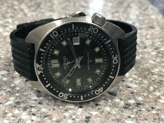 Vintage 1968 Seiko 6105 - 8000 Proof 150m Diver Wristwatch.