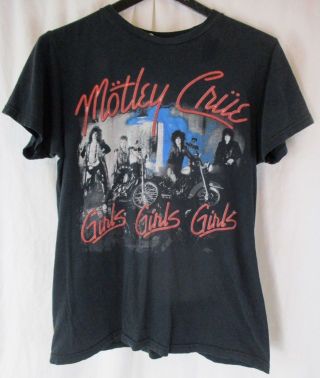 2011 Motley Crue Girls Girls Girls Shirt Size Medium