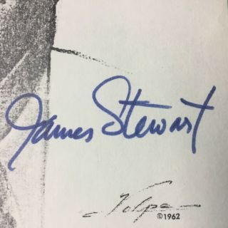 Signed JAMES “Jimmy” STEWART 1940 The Philadelphia Story 8x10 Paper Print PC871 2