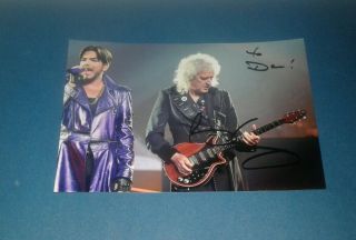 Queen Guitarist Brian May Autographed 4x6 Photo